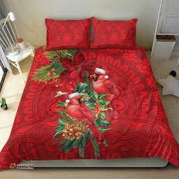 Aussie Red Cardinal Bedding Set Aboriginal Inspired Christmas LT9