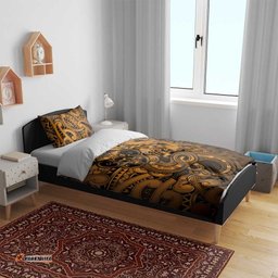 Aotearoa Maori Hei Tiki Bedding Set Koura Kowhaiwhai Puhoro Motif LT9