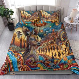 Aboriginal Dreamtime Stories Land Bedding Set LT9