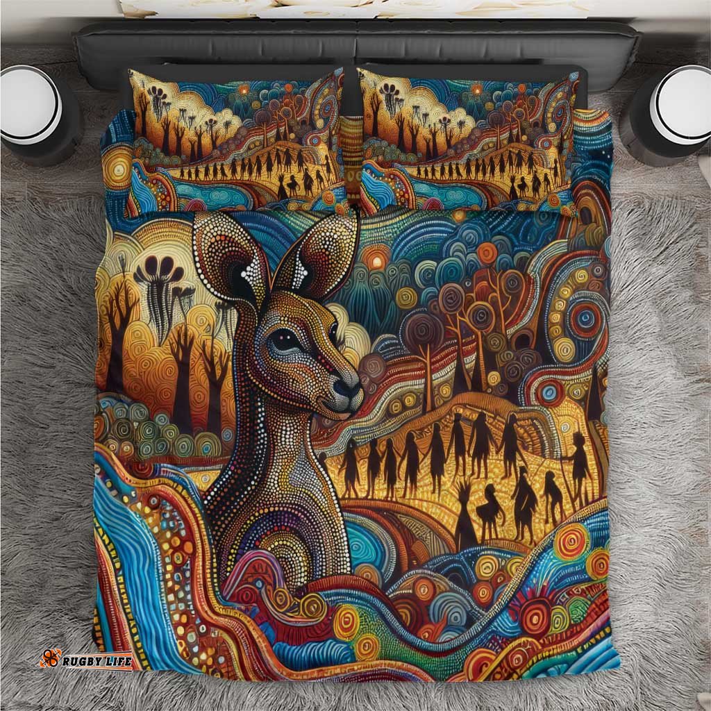Aboriginal Dreamtime Stories Land Bedding Set LT9