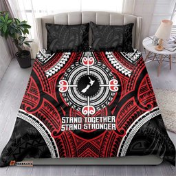Aotearoa Proud To Be Maori Bedding Set New Zealand Fight Together LT9