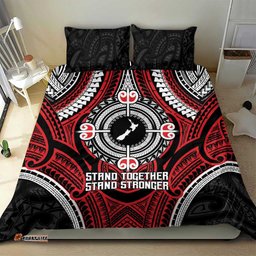 Aotearoa Proud To Be Maori Bedding Set New Zealand Fight Together LT9
