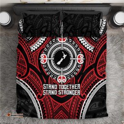 Aotearoa Proud To Be Maori Bedding Set New Zealand Fight Together LT9