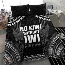 Aotearoa Toitu Te Tiriti Bedding Set No Kiwi Without Iwi LT05