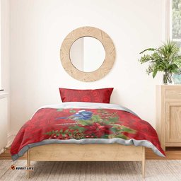Aussie Superb Fairywren Bird Bedding Set Aboriginal Inspired Christmas LT9