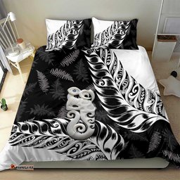 Aotearoa Manaia NZ Maori Silver Fern Bedding Set LT14