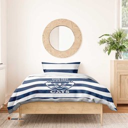 AFL Cats Football Custom Bedding Set Geelong Proud Indigenous Art LT14