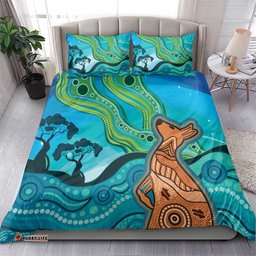 Aussie Aurora Borealis Aboriginal Art Bedding Set LT7