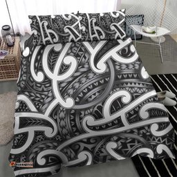 Aotearoa Maori Kowhaiwhai Bedding Set Kiwikiwi Puhoro and Patiki LT9