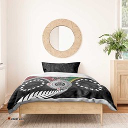 Aotearoa and Cook Islands Mo Te Tiriti Bedding Set New Zealand Honour The Treaty Ake!Ake!Ake! LT9