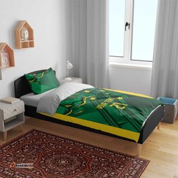 Australia Kangaroo Custom Bedding Set Aussie National Color Sporty Pattern LT9