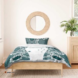 Australia Rugby 2026 Bedding Set Go Wallabies Aboriginal Pattern White Version LT05