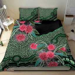Australia Hakea Bedding Set Aussie Native Flowers Indigenous Art LT14