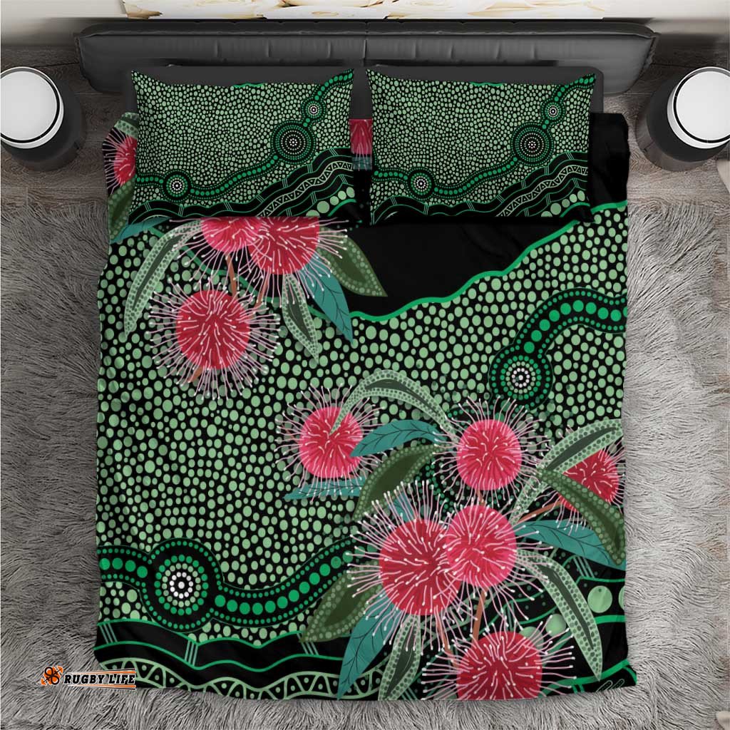 Australia Hakea Bedding Set Aussie Native Flowers Indigenous Art LT14