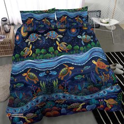 Australian Landscapes Bedding Set Aboriginal Dreamtime Story LT9