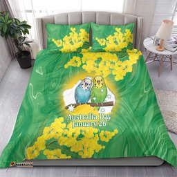 Budgerigar Australia Day Bedding Set Proud To Be An Aussie Opal National Color LT14