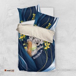 Australia Day Bedding Set Koala Blue Modern Vibe LT7