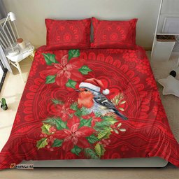 Australian Scarlet Robin Bedding Set Aboriginal Inspired Christmas LT9