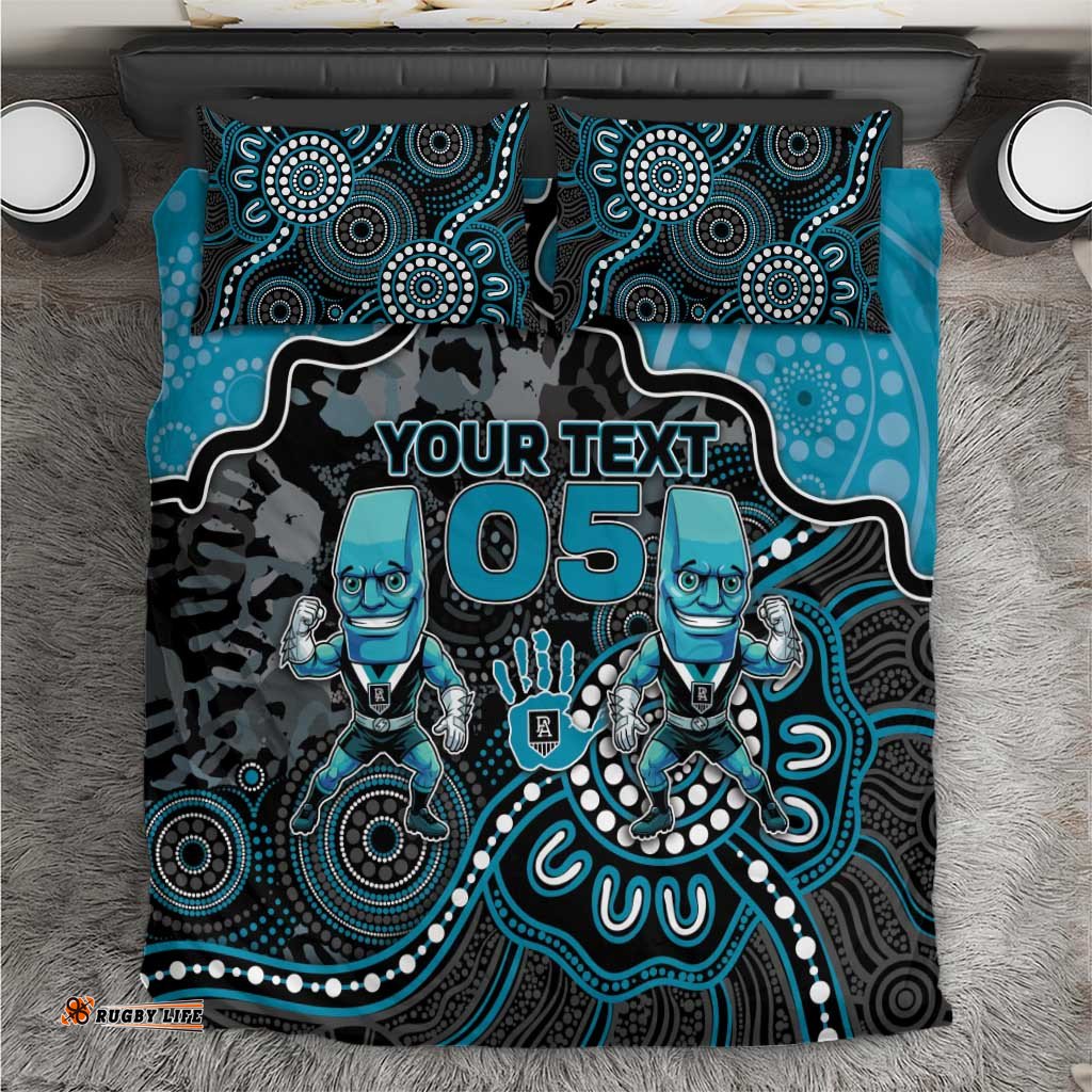 Custom Power Football Bedding Set Aboriginal Dot Art Pattern DT05