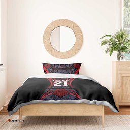 Custom New Zealand Bedding Set Maori Kiwiana Pattern Tukutuku Motif LT9
