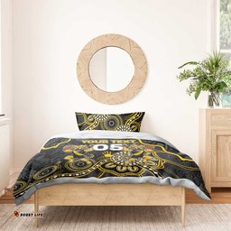 Custom Richmond Football Bedding Set Aboriginal Dot Art Pattern DT05