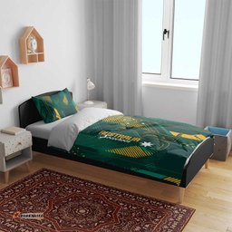 Australia Socceroos 2026 Custom Bedding Set Go Aussie Kangaroo National Color LT14