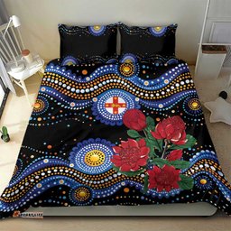 Australia New South Wales Waratahs Bedding Set Aboriginal Dot Art LT9