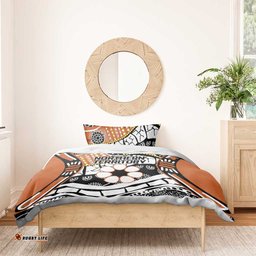 Australian Northern Territory Bedding Set Aboriginal with Sturt's Desert Rose LT9