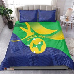Australia Christmas Island Bedding Set Wilayah Pulau Krismas Flag Color LT14
