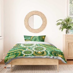 Bowls Australia Bedding Set Aboriginal Art National Color LT14