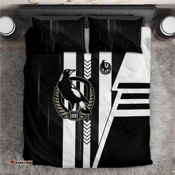 Collingwood Magpies Bedding Set Modern Geometric Sports Graphic Style TS04