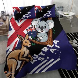 Australia Kangaroo Koala Together Bedding Set Special Edition LT01
