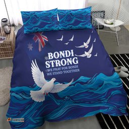 Bondi Beach Pray For Australia Bedding Set LT9