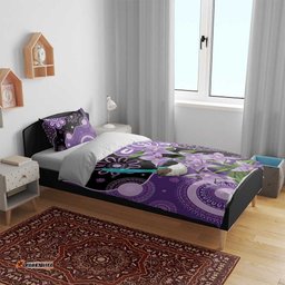 Australia Epilepsy Awareness Bedding Set Purple-crowned Fairywren Boronia Aboriginal LT14