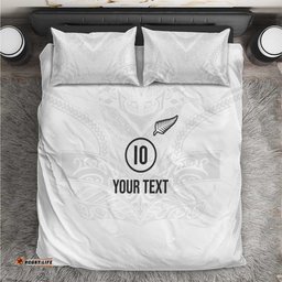 Custom New Zealand Football Bedding Set The Whites-Sporty T90 Style LT03