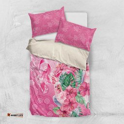 Australia Cockatoos Breast Cancer Bedding Set Faith Hope Love LT05