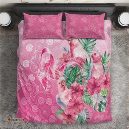 Australia Cockatoos Breast Cancer Bedding Set Faith Hope Love LT05