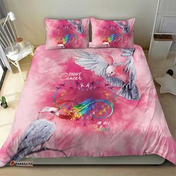 Australia Fight Cancer In All Colors Bedding Set Galah Pink Tie Dye LT7