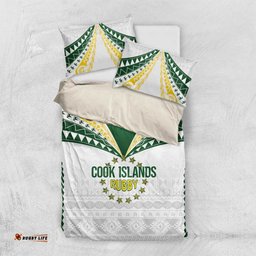Cook Islands Rugby Bedding Set Kuki's Aitu Champions LT7