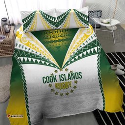 Cook Islands Rugby Bedding Set Kuki's Aitu Champions LT7