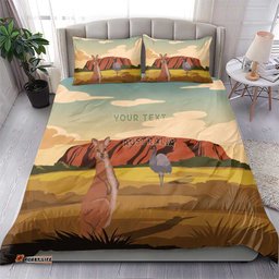Australia Personalized Bedding Set Uluru Scenery LT7