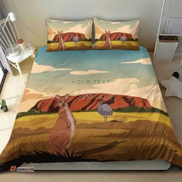 Australia Personalized Bedding Set Uluru Scenery LT7
