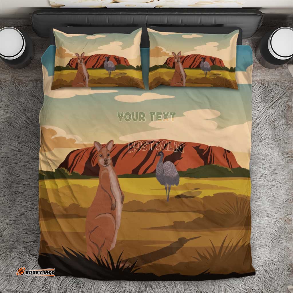 Australia Personalized Bedding Set Uluru Scenery LT7