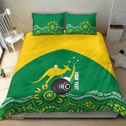 Custom Bowls Australia Bedding Set Aussie Kangaroo Aboriginal Art LT14