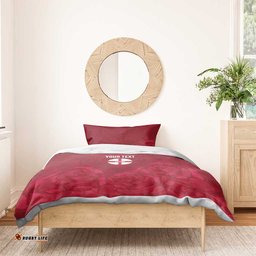 Custom England Rugby 2025 Bedding Set Go Champions Red Rose LT14