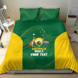 Custom Bowls Australia Bedding Set National Color Curve Sporty LT14