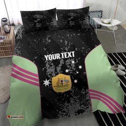 Custom Australia Matildas 2026 Bedding Set Come On Aussie Grunge Style LT14