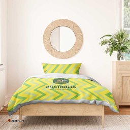 Australia Socceroos 2025 Bedding Set Forever Golden LT01