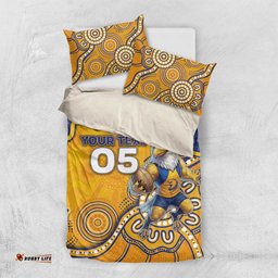 Custom Eagles Football Bedding Set Aboriginal Dot Art Pattern DT05