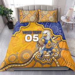 Custom Eagles Football Bedding Set Aboriginal Dot Art Pattern DT05
